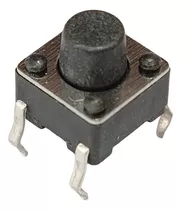 Push Button De 4 Pines 6x6x6 Mm Switch Toque Interruptor Boton (100 Piezas)