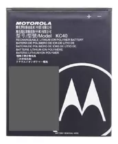 B.ateriia Para Motorola Moto E6 Plus Kc40 Xt2025