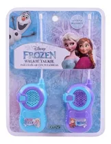 Frozen Walkie Talkie Handy Disney Princesas Ditoys Full Color Celeste