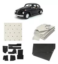 Kit Forro De Teto Com Vigia + Forração Tigrinho Vw Fusca