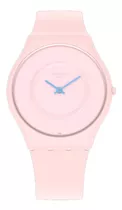 Reloj Swatch Skin Ss09p100 Caricia Rosa Agente Oficial