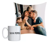 Almofadas Personaliza Com Sua Caricatura + Caneca