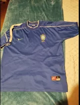 Camiseta Selección Brazil Azul 