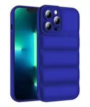 Funda Puffer De Silicona Para iPhone 13 14 Pro Max Colores