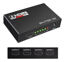 Splitter Hdmi De Video 1x4 4k 2k Divisor Amplificador Tv Hd