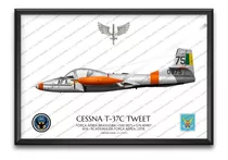 Pôster Avião Cessna T-37c, Tweet, Fab 0875