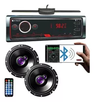 Par Alto Falante Pioneer 6 Triaxial 100w + Radio Bluetooth