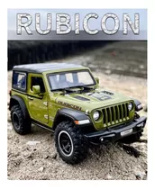 Jeep Wrangler Rubicon Juguete Metal Fricción Con Luz Sonido