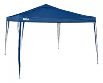 Tenda Gazebo Alumínio Articulado Dobrável Azul 3x3m Mar Kala