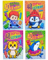 Pack 6 Revistas De Sopa De Letras Variadas