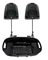Sistema De Audio Portátil 2 Parlantes 120w Bt-105 Batblack