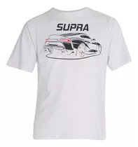 Remera Fierrera Toyota Supra Nuevo Diseño Blanca