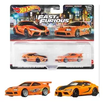 Hot Wheels Premium 2pack Toyota Supra Laranja Velozes E Furi