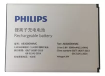 Sobre +batería Originales Philips S326 Nuevas Ab3000iwmc 
