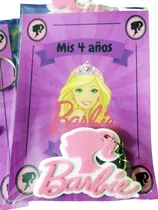 Llaveros Barbie X 20 Unidades + Tarjeta Personalizada