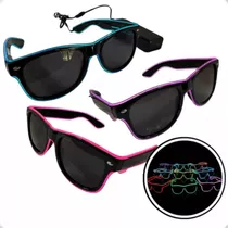 Kit 5 Oculos Led Rave Balada Casamento Festa Tomorrowland