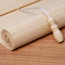 Persiana Enrollabl Bambu Cortina Romana Sol Decorativa Polvo