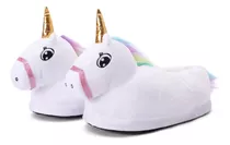 Pantuflas Unicornio Suaves Y Calentitas Para Niños Y Adultos