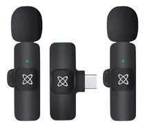 Microfono Para Periodista 2 Mic Celular Usb Tipo C Megan Tech