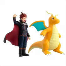 Pokemon Scale World Kanto - Lance Y Dragonite - Bandai