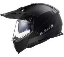 Casco Moto Ls2 Mx436 Pioneer Evo Negro Mate 