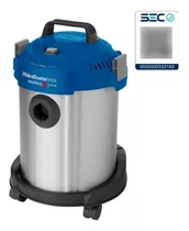 Aspiradora De Tacho Sindelen Apa-1150in 12l  Plateada, Azul Y Negra 