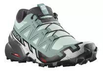 Zapatillas Salomon Speedcross 6 W Verde Agua