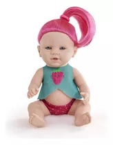 Boneca Bebê Coleção Frutinhas Divertidas C/ Cheiro Morango 