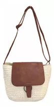 Bolso Mimbre Cartera Verano Playa 