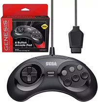 Controlador Arcade De 6 Botones Oficial De Sega Genesis De R