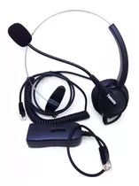  Fone Headset Com Fone E Microfone Com Haste Flexível Mt1011