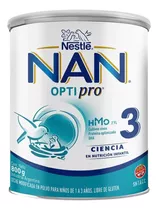 Leche De Fórmula En Polvo Sin Tacc Nestlé Nan Optipro 3 En Lata De 1 De 800g - 1  A 3 Años