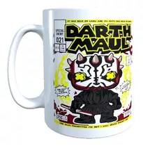 Tazon Con Diseño Darth Maul Star Wars Villano