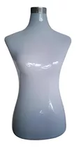 Torso Maniquí De Dama Blanco Sin Pedestal