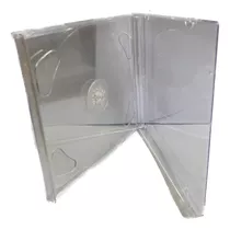 Estuche Acrilico Doble Transparente 10,4 Mm Cd/dvd X 10 Unid