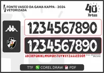 Fonte Vetor Camisa Vasco 2024 Vetorizada