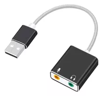 Tarjeta De Sonido7.1 Conector Usb C Audio Y Micrófono 3.5mm