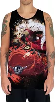 Camiseta Regata Masculina Jiraiya Ninja Naruto Shippuden 2