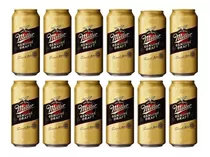 Cerveza Miller Lata 473ml Rubia Pack X12 Zetta Bebidas