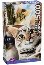 Puzzle Quebra Cabeça Selfie Cats C/ 500 Peças 04397 Grow