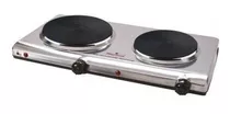 Cocinilla Elec. Acero Magefesa 2 Platos Modelo Duo-8022