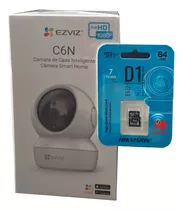 C6n Ezviz Camara Interior 1080p Wifi Smart + Memoria De 64gb