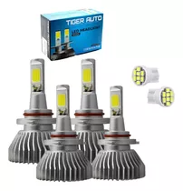 Kit 4 Lâmpadas Super Led Farol Foco Duplo 6000k Sem Milha