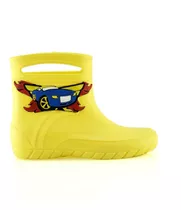 Botas De Lluvia Niños Nenes Autos Wheels Lk2703 Luminares 