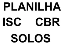 50% - Planilha Cbr/isc De Solos