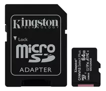 Memoria Kingston Microsd 64gb Con Adaptador - Tecnobox