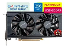 Placa De Vídeo Rx 580 2048sp 8g 256bits Gddr5 Platina V2