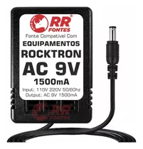 Fonte Ac 9v Para Amplificador Rocktron Blue Thunder Replifex