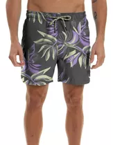 Short De Baño Hombre Rusty Pacific Bs Gris O