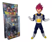 Boneco Vegeta Ssj God Dragon Ball Z 20 Cm